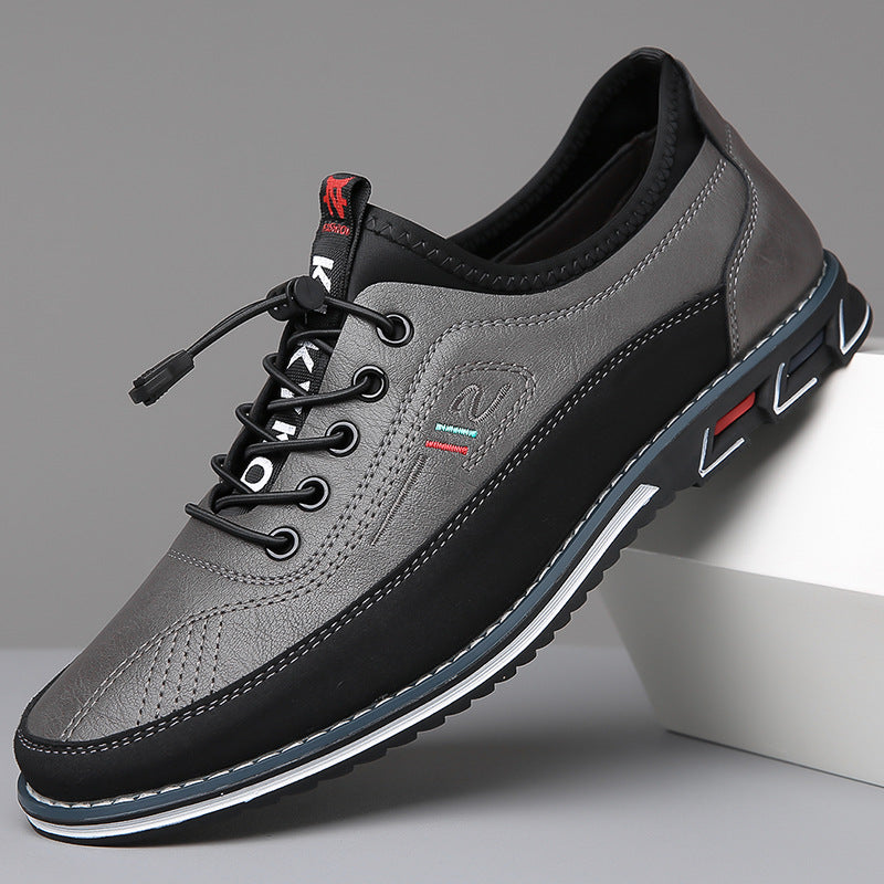 Comfortable leather slip-on shoes