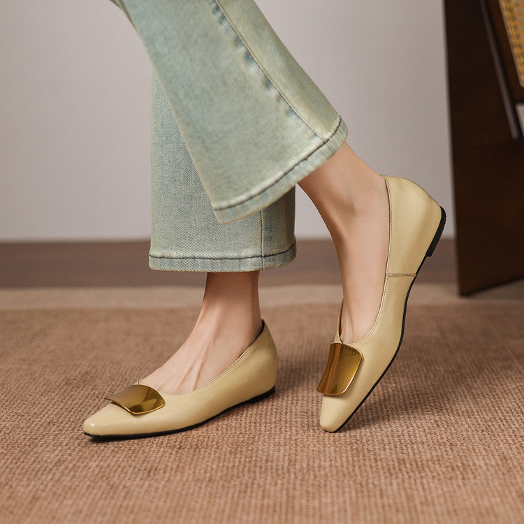 Lorea |  Leather Flats