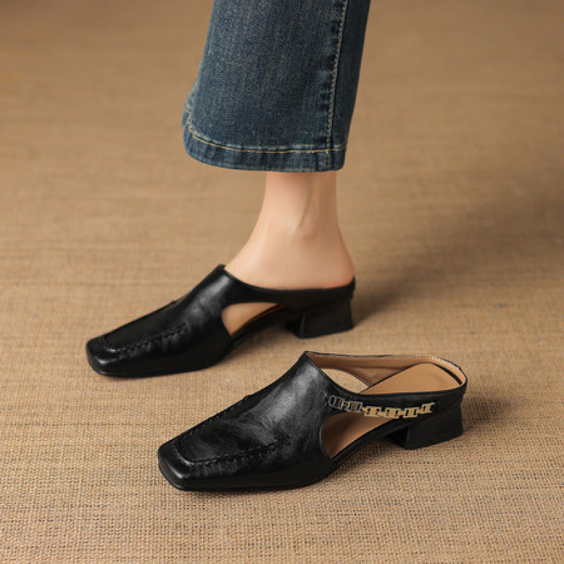 Vyla |  Leather Mules