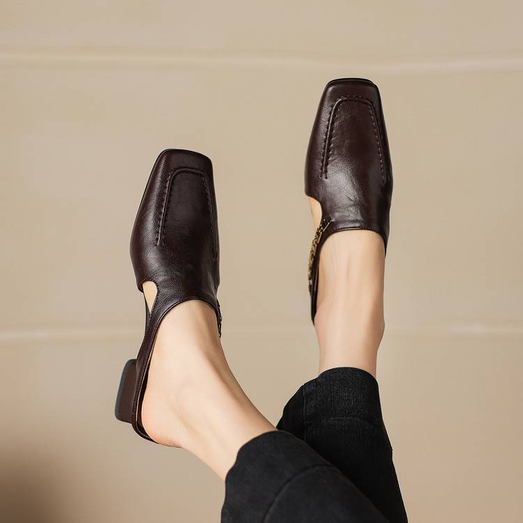 Vyla |  Leather Mules