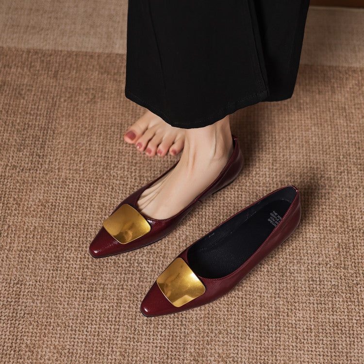 Lorea |  Leather Flats