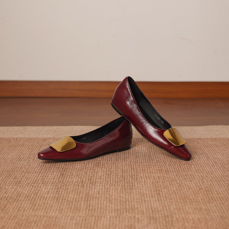 Lorea |  Leather Flats