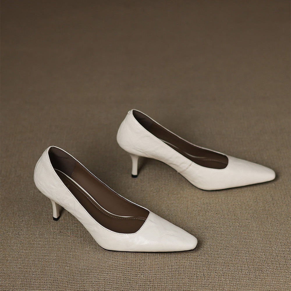 Zala |  Leather Heels