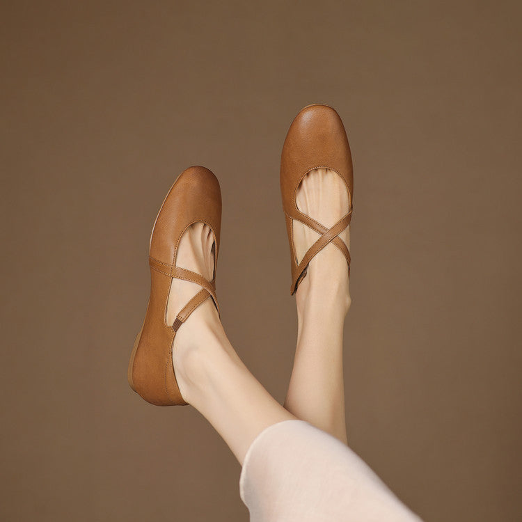 Zeor |  Leather Flats
