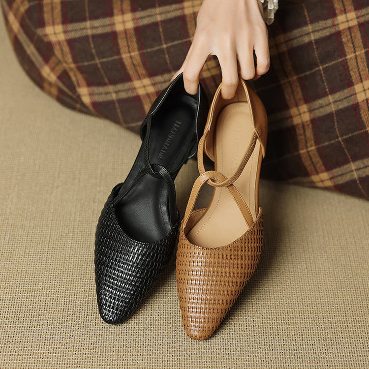 Dona |  Leather Heels