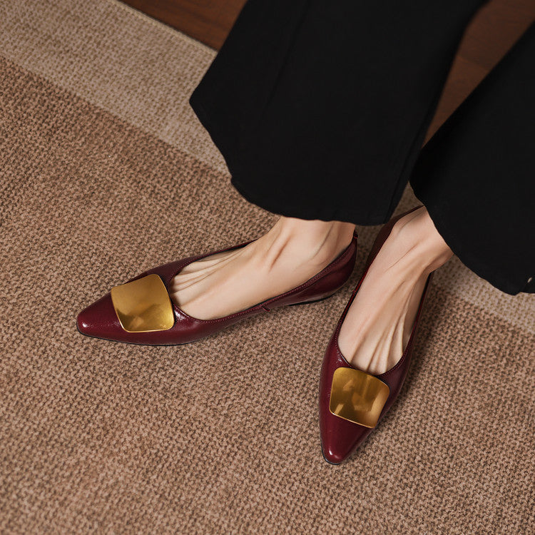 Lorea |  Leather Flats
