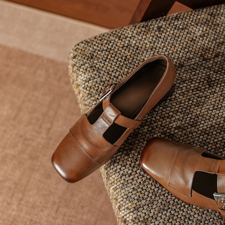 Veyra |  Leather Heels