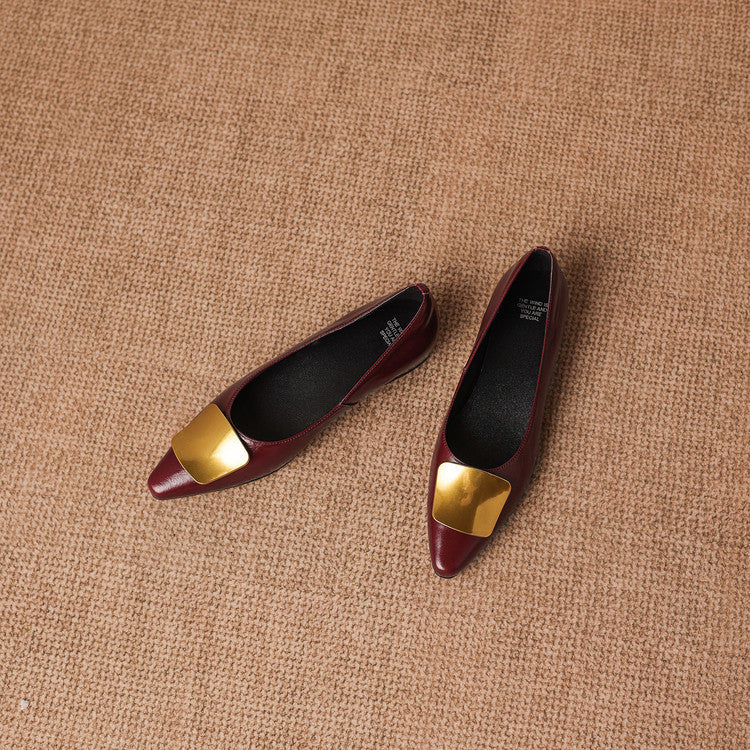 Lorea |  Leather Flats