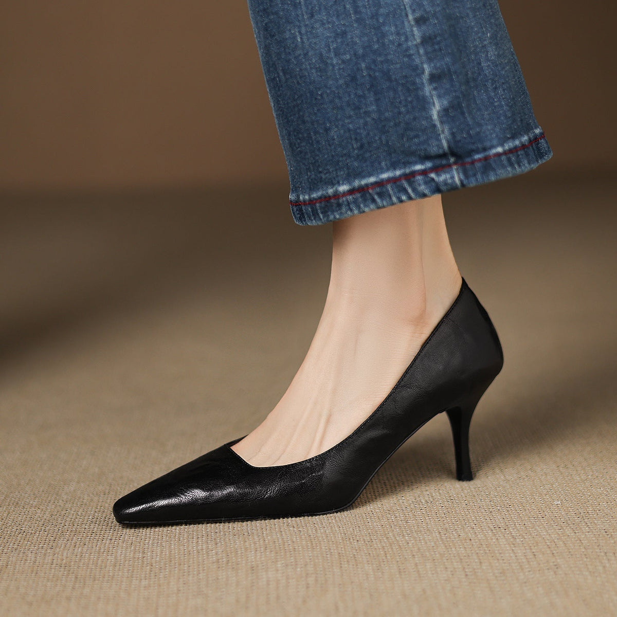 Zala |  Leather Heels
