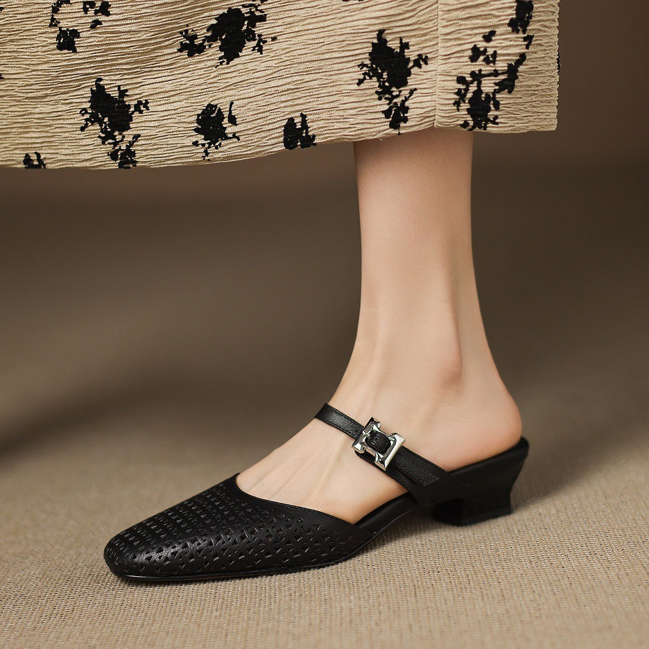 Nilda |  Leather Mules