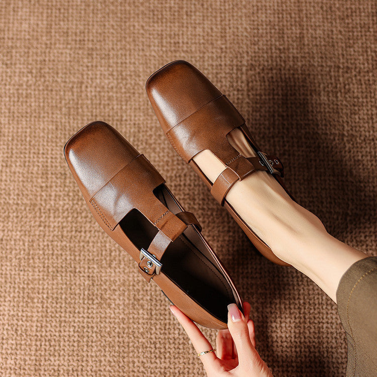Veyra |  Leather Heels