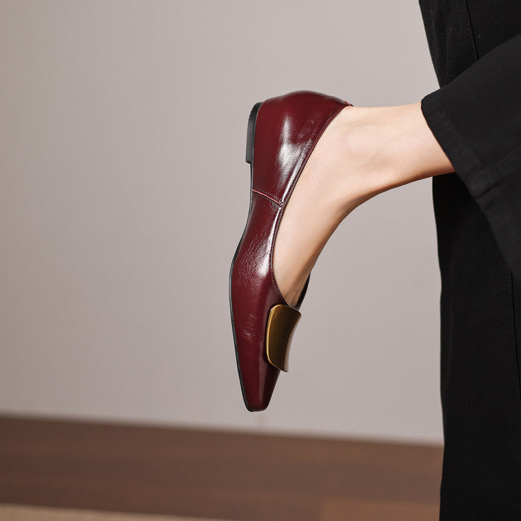 Lorea |  Leather Flats