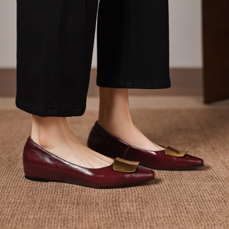 Lorea |  Leather Flats