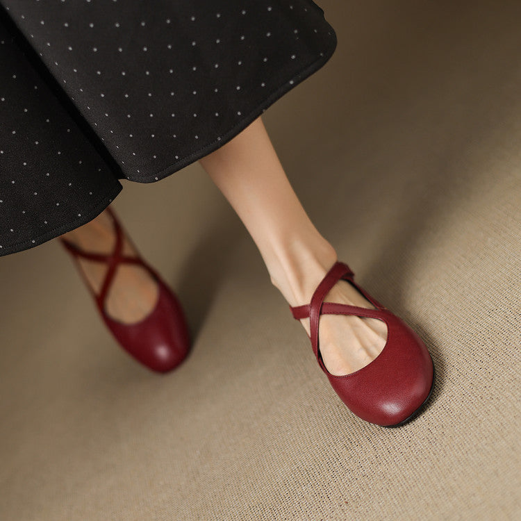Zeor |  Leather Flats