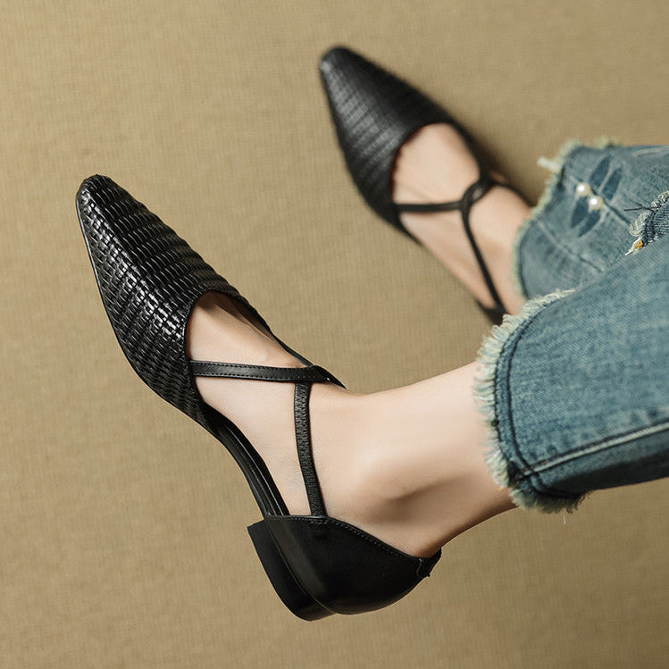 Dona |  Leather Heels