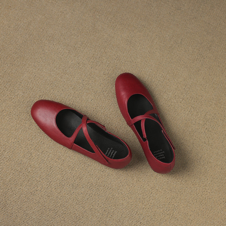 Zeor |  Leather Flats