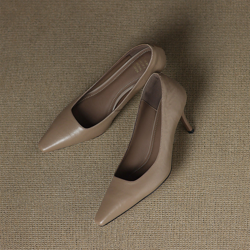 Zala |  Leather Heels