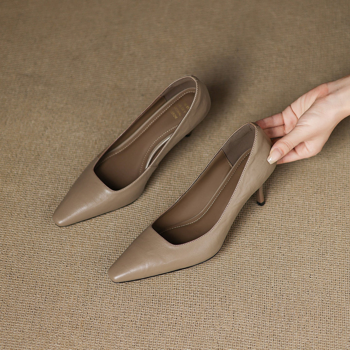 Zala |  Leather Heels
