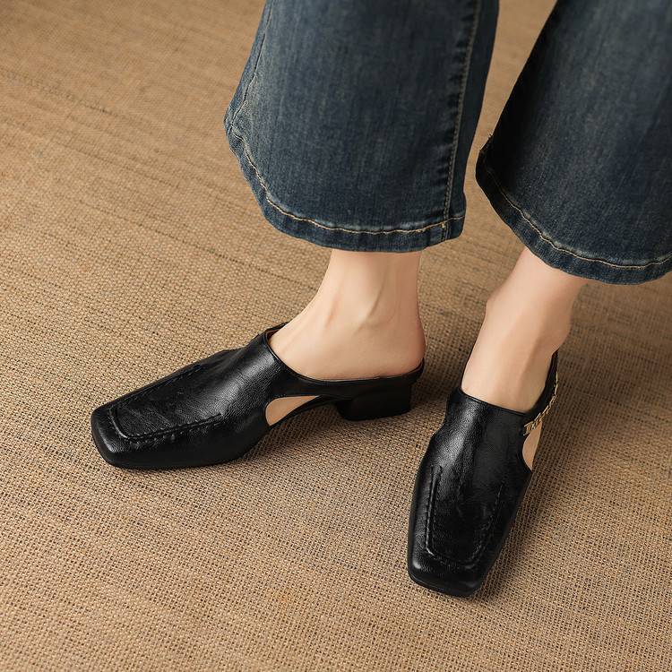Vyla |  Leather Mules