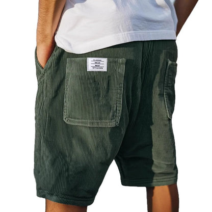 Victor | Eleganti Pantaloncini in Velluto