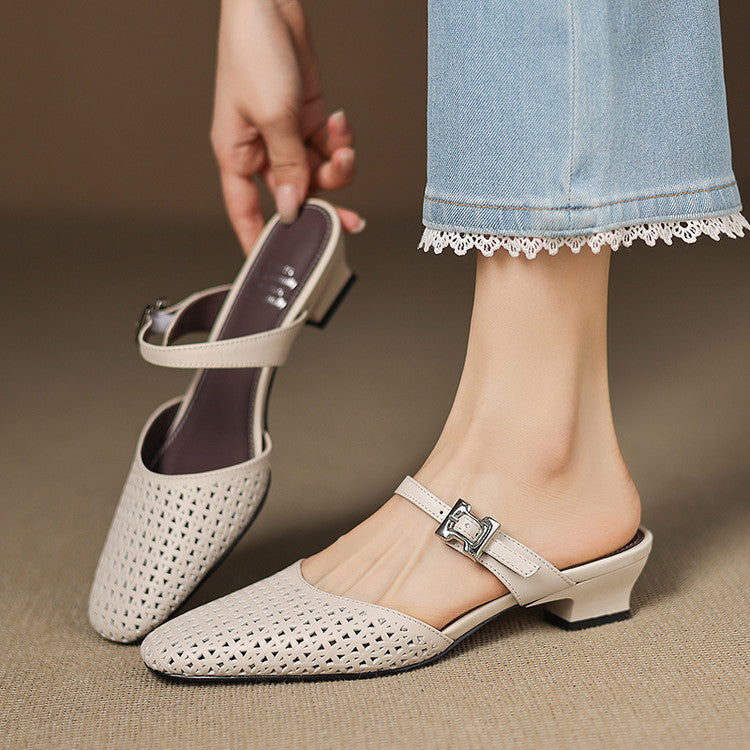 Nilda |  Leather Mules