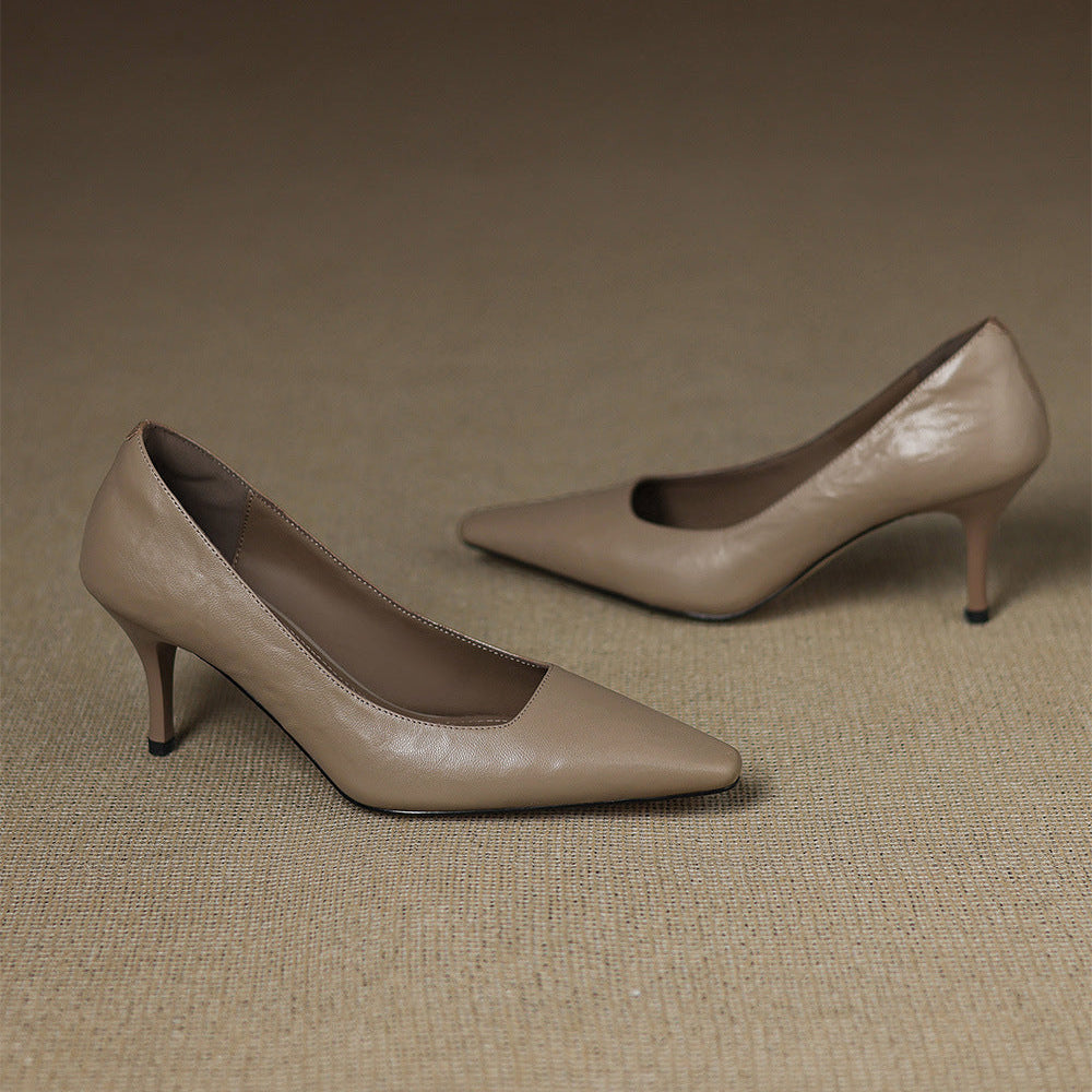 Zala |  Leather Heels