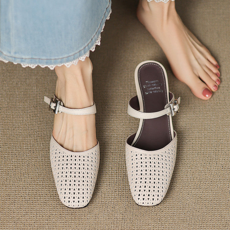 Nilda |  Leather Mules