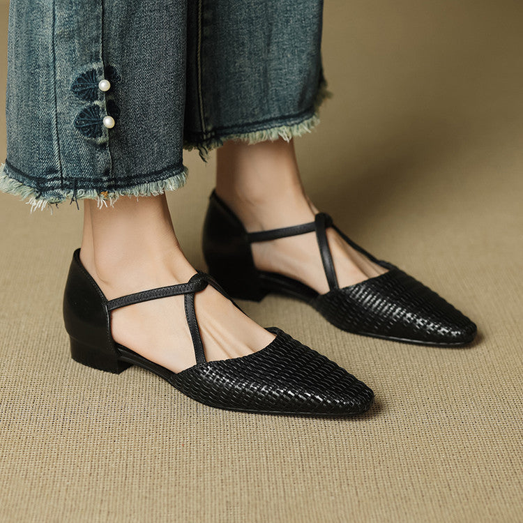 Dona |  Leather Heels
