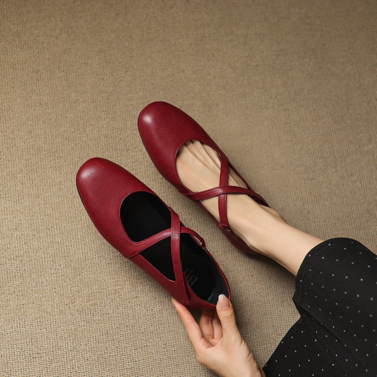 Zeor |  Leather Flats