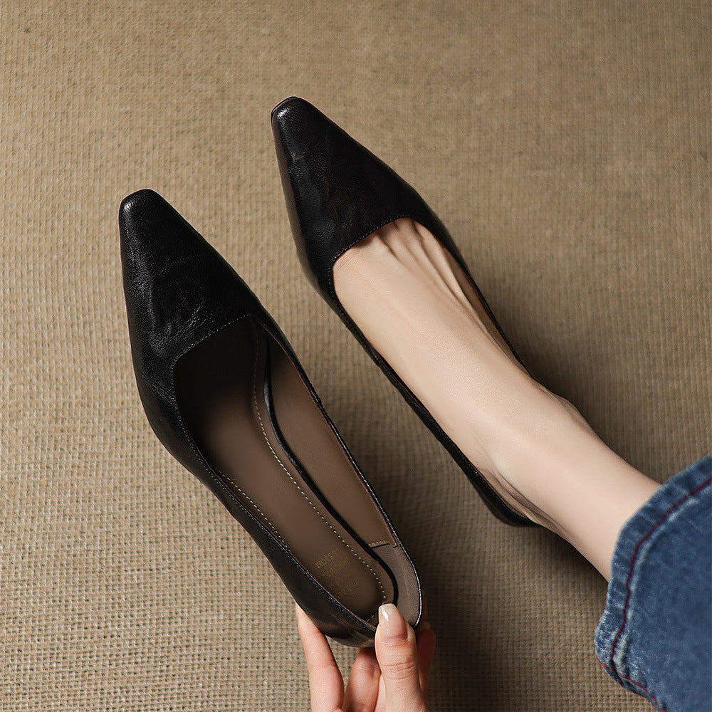 Zala |  Leather Heels
