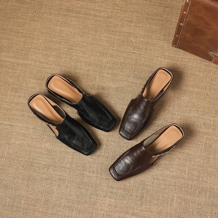 Vyla |  Leather Mules