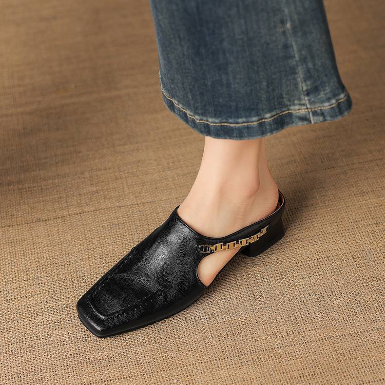 Vyla |  Leather Mules