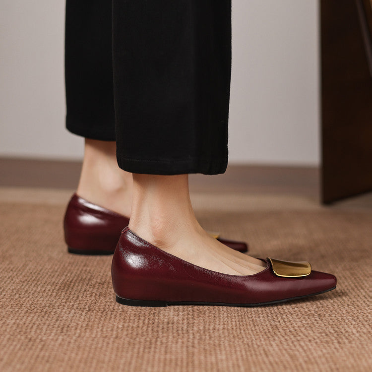 Lorea |  Leather Flats