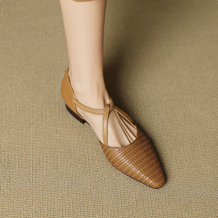 Dona |  Leather Heels