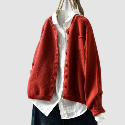 Lavinia | Cardigan comodo con bottoni