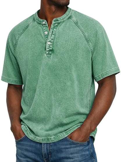 Leblanc™ | Camicia Vintage da Uomo con Bottoni