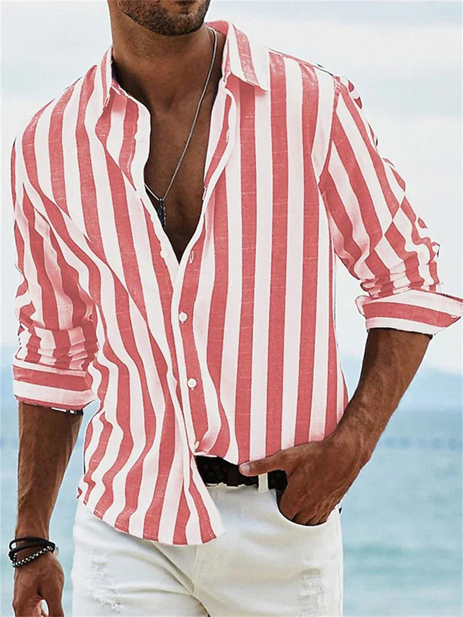 Leblanc™ | Camicia a righe estiva leggera