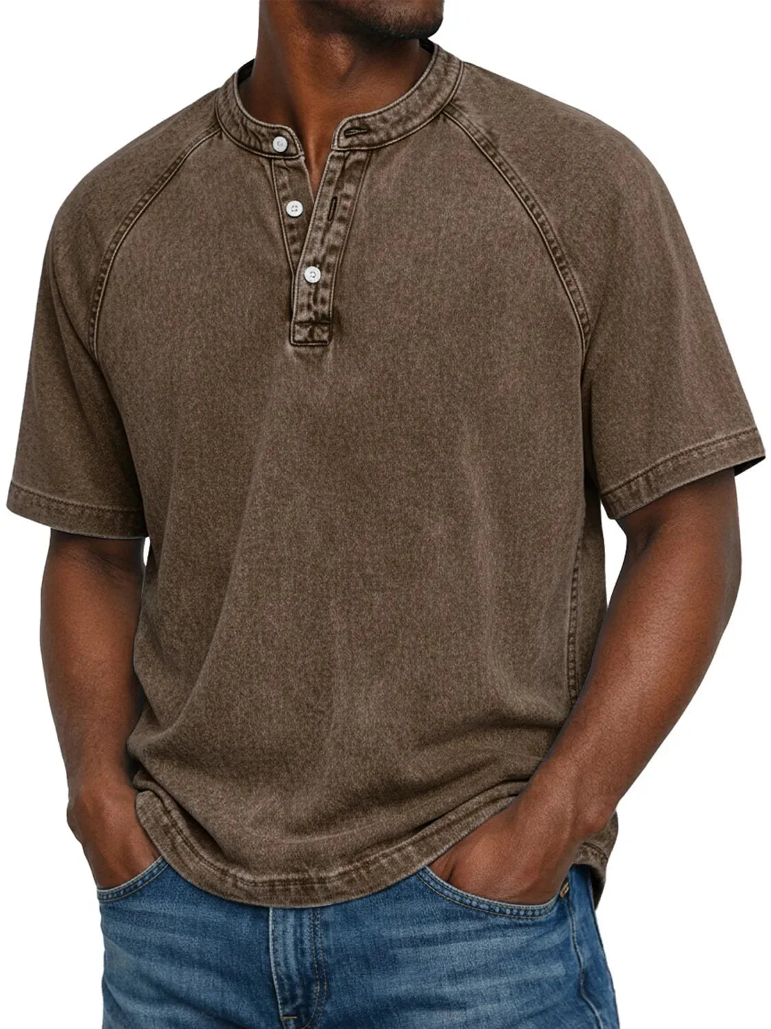 Leblanc™ | Camicia Vintage da Uomo con Bottoni