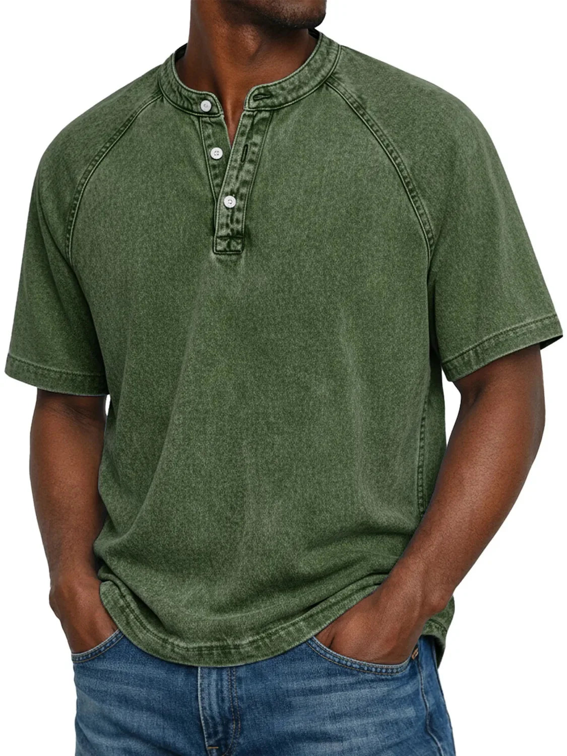 Leblanc™ | Camicia Vintage da Uomo con Bottoni
