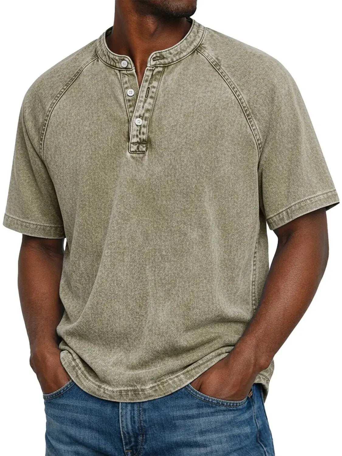 Leblanc™ | Camicia Vintage da Uomo con Bottoni
