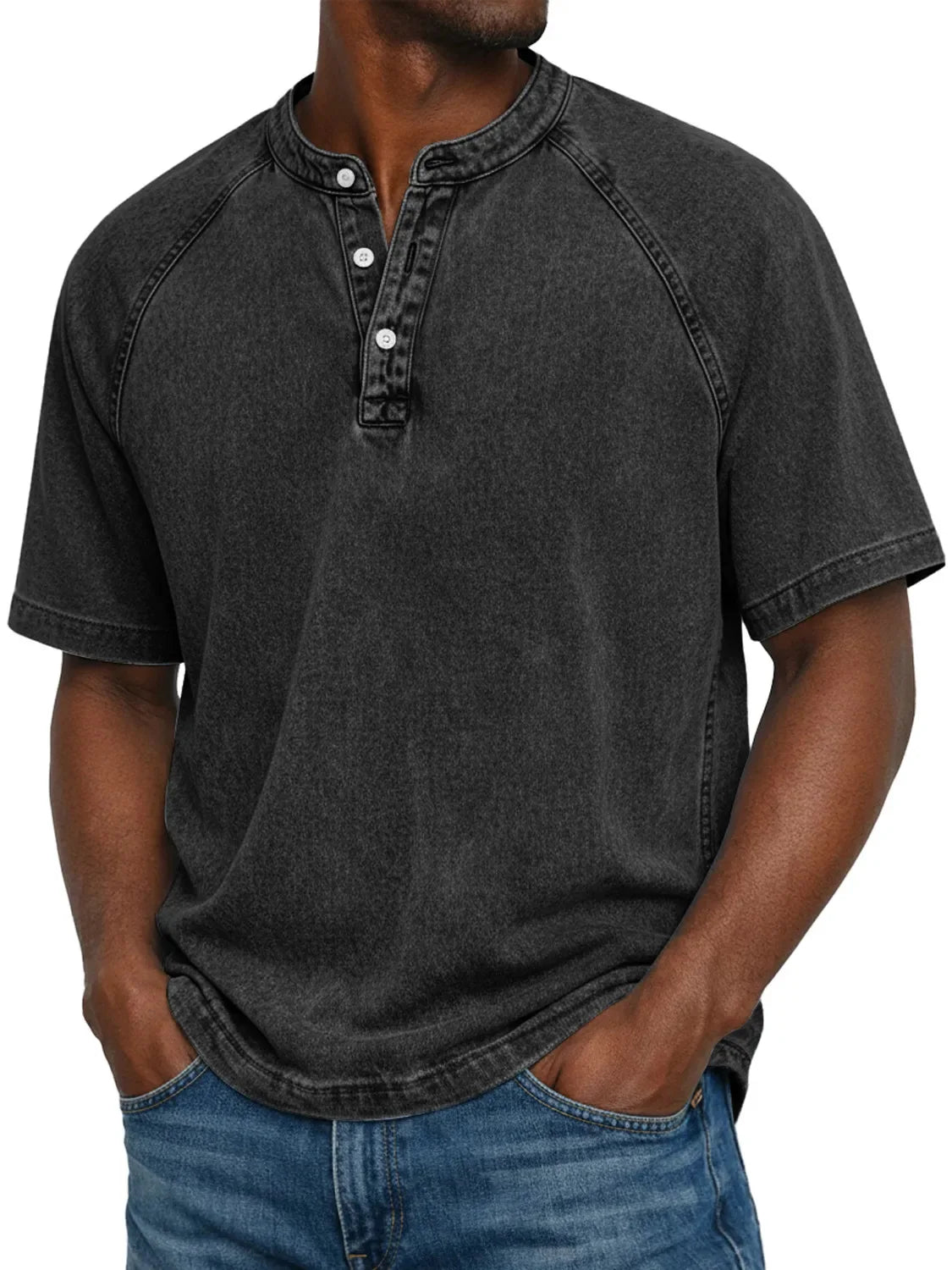 Leblanc™ | Camicia Vintage da Uomo con Bottoni