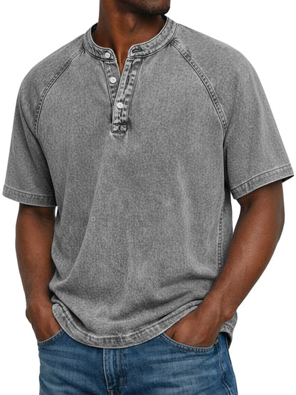 Leblanc™ | Camicia Vintage da Uomo con Bottoni