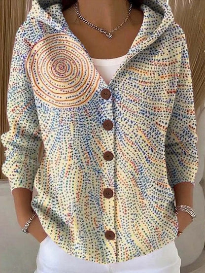 Opal | Felpa con cappuccio artistica