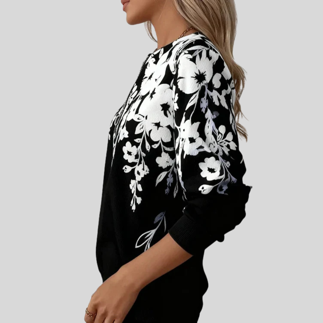 Floral Eclipse Sweatshirt