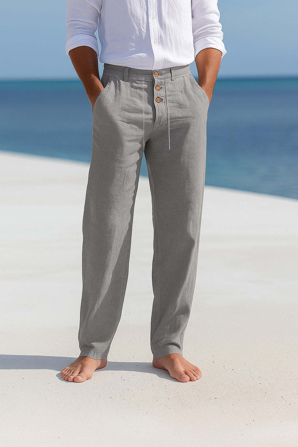 MATTEO | PANTALONI ESTIVI IN LINO LEGGERO