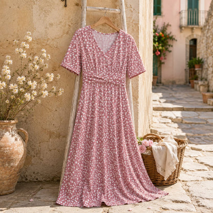 Romy | Abito midi copri-pancia