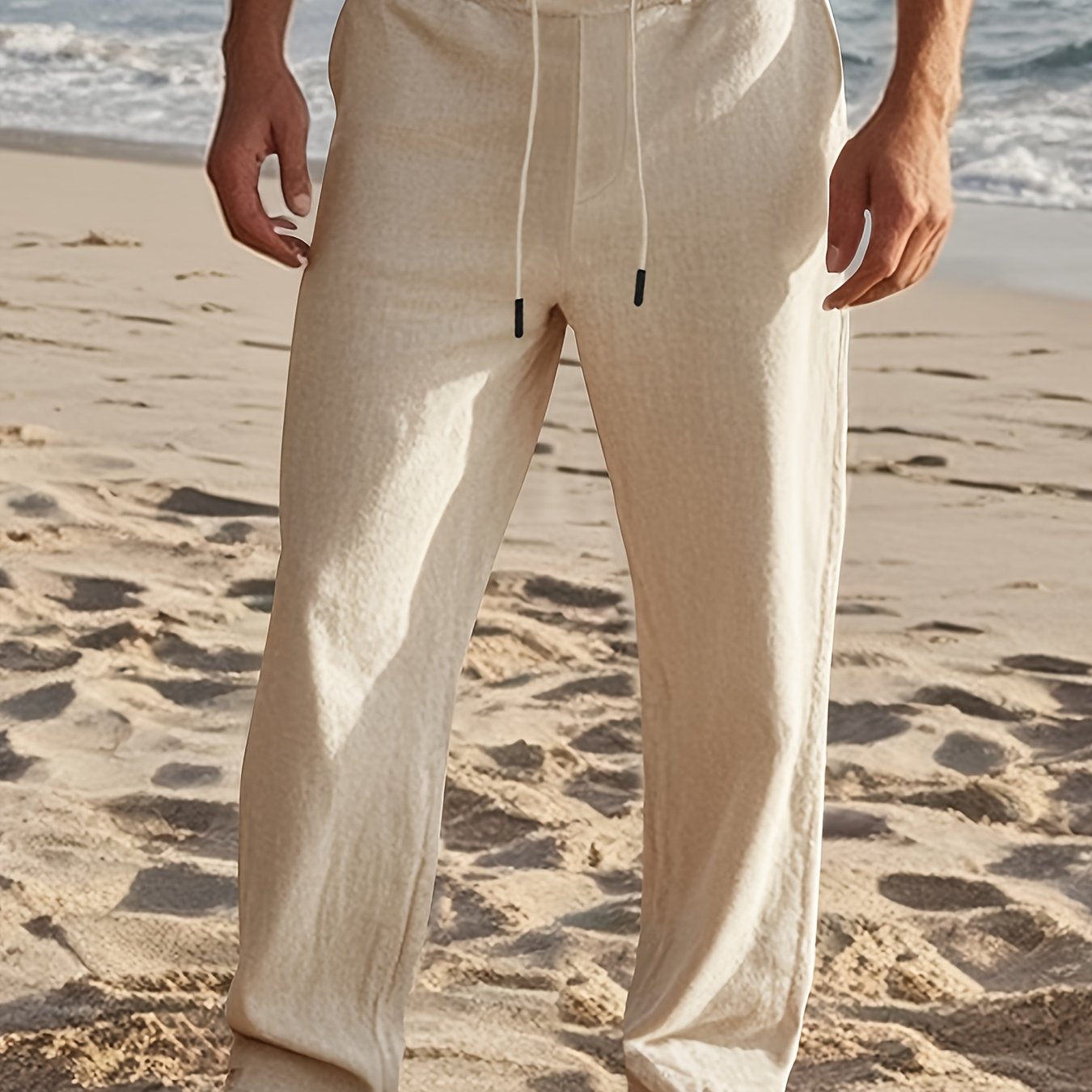 Pantaloni Di Lino Da Uomo
