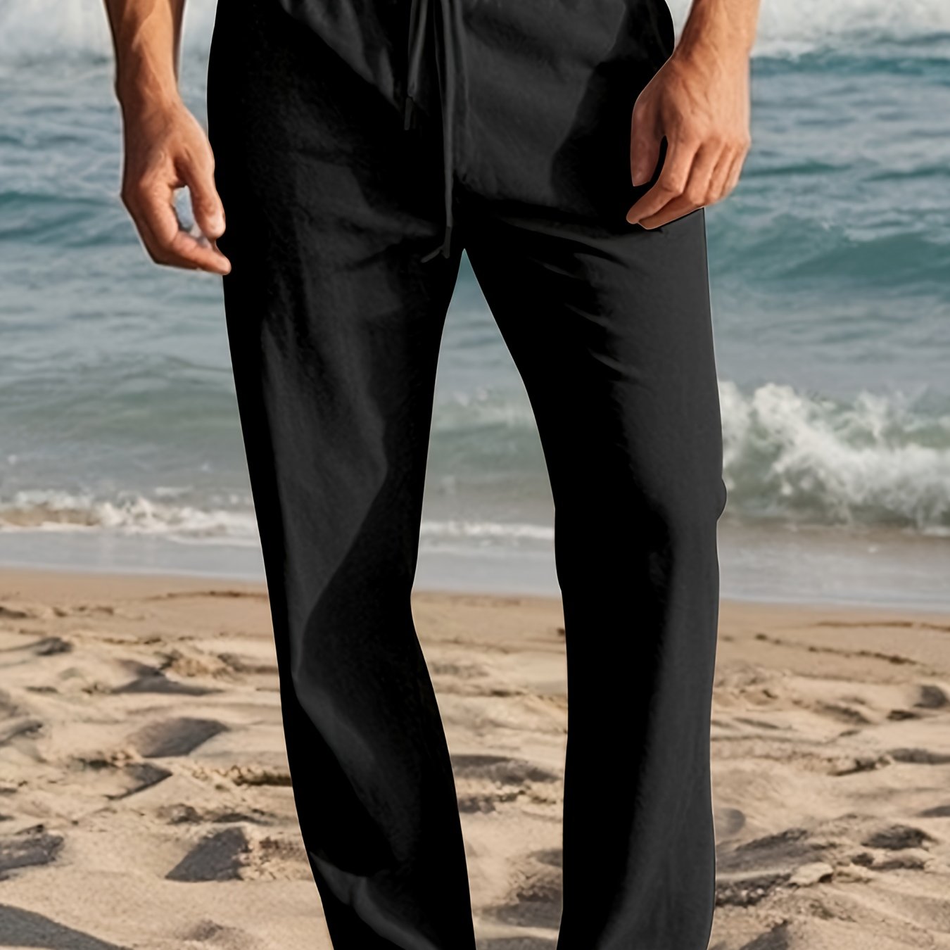 Pantaloni Di Lino Da Uomo