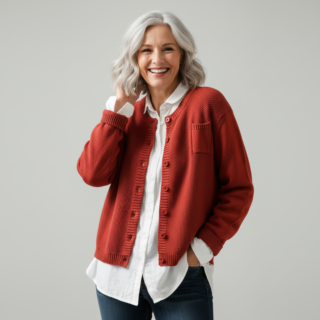 Lavinia | Cardigan comodo con bottoni