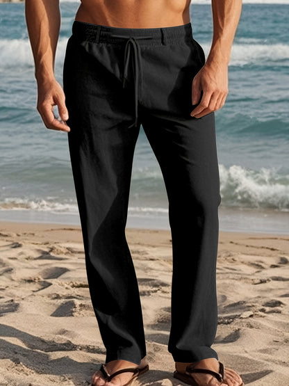 Pantaloni Di Lino Da Uomo